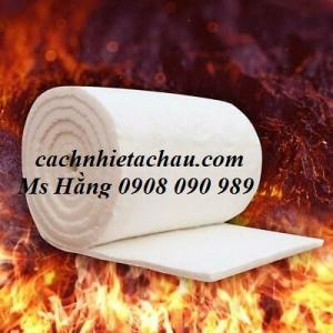 Ceramic cuộn bông trắng chịu nhiệt 1260 độ C, chống cháy